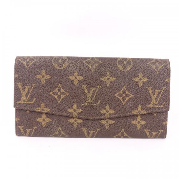 1円スタート ルイヴィトン LOUIS VUITTON モノグラム 長財布 二つ折り 