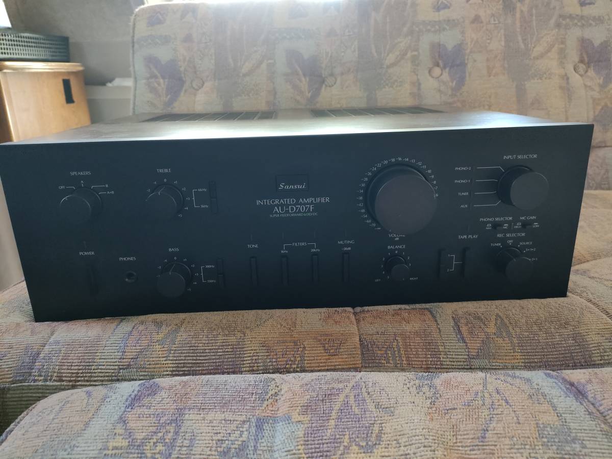 Sansui AU-D707F プリメインアンプジャンク品電源入りません