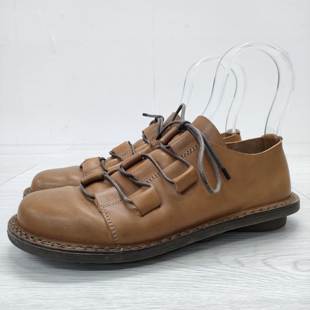 trippen Motor サイズ38 レザー シューズ・靴 ブラウン トリッペン 3-0724G 220177