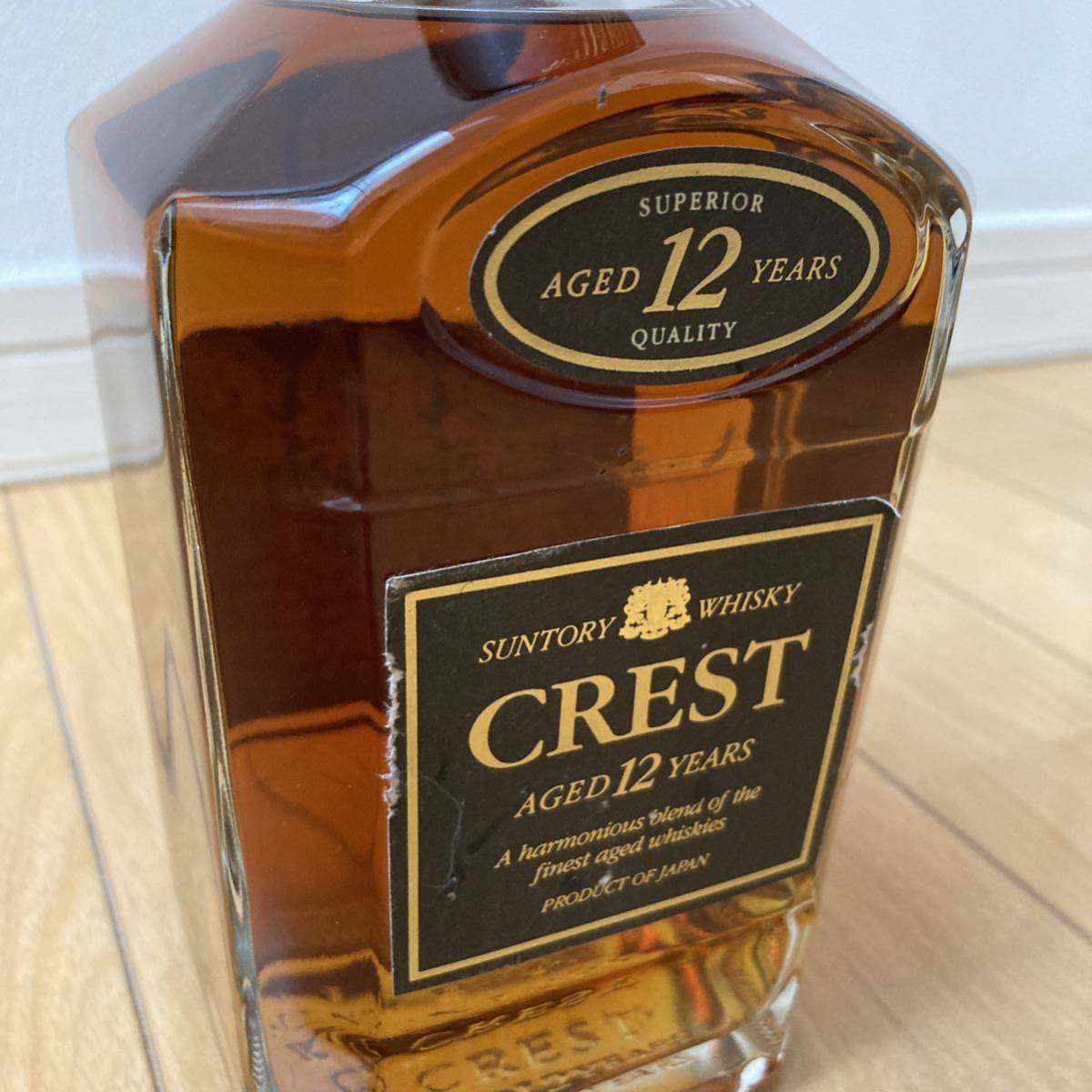 1円 SUNTORY サントリー CREST クレスト AGED 12 YEARS ウイスキー 43