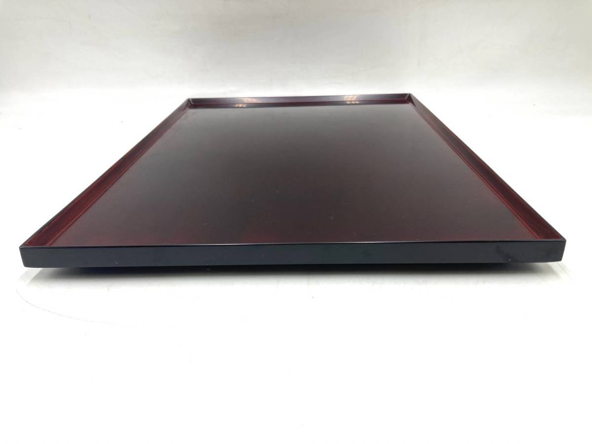 輪島塗　半月卓上膳　① 5 客　慶塚漆器工房　慶塚作 美品】 慶塚漆器工房 輪島塗 卓上膳 五客 わじま 慶塚 作 共箱 漆器 盆