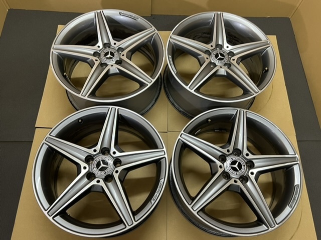 中古ホイール4本セット メルセデスベンツ S205 W205 Cクラス AMG 純正 