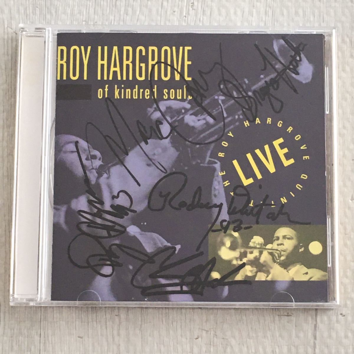 レギュラーメンバー全員直筆サイン入りジャズCD Roy Hargrove “Of 