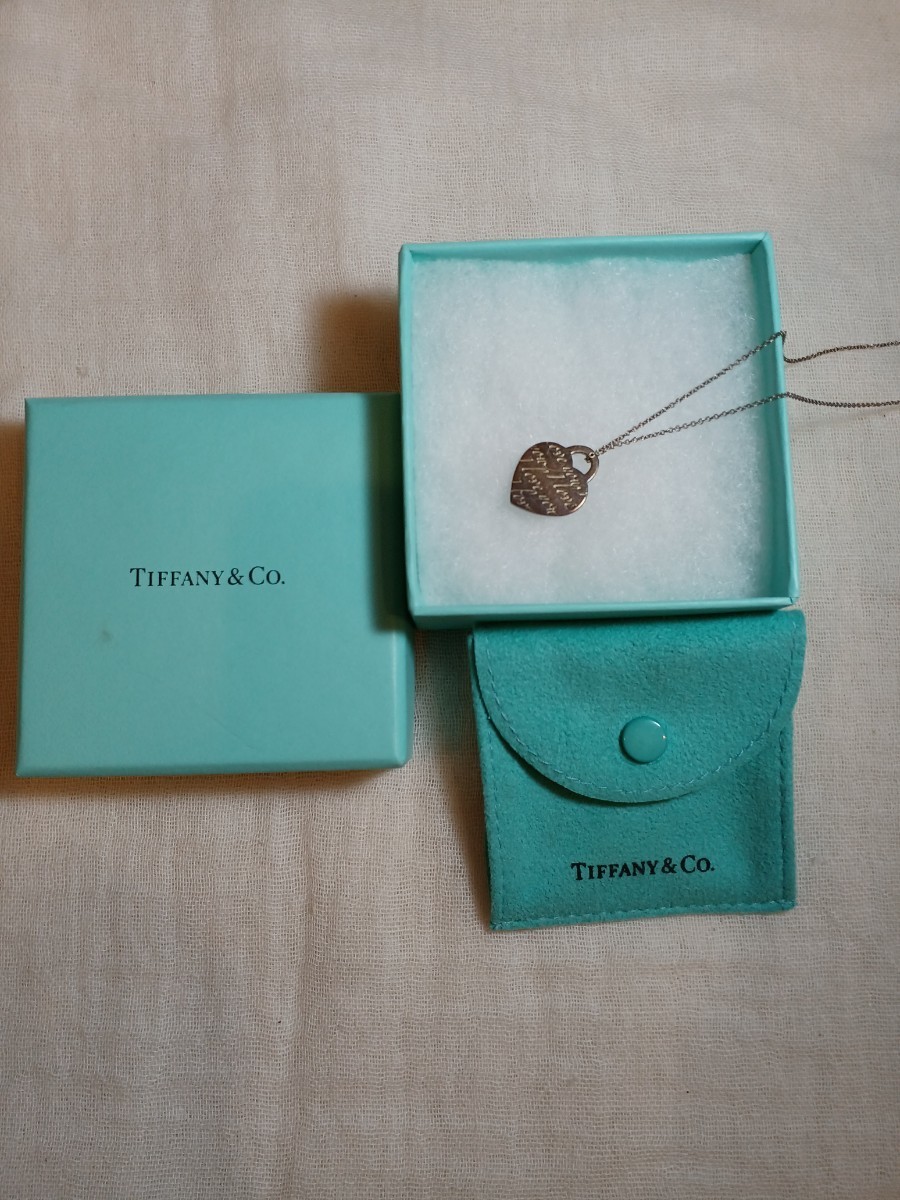 a★TIFFANY ティファニー ネックレス Silver925 TIFFANY&Co 正規品 箱 袋付き