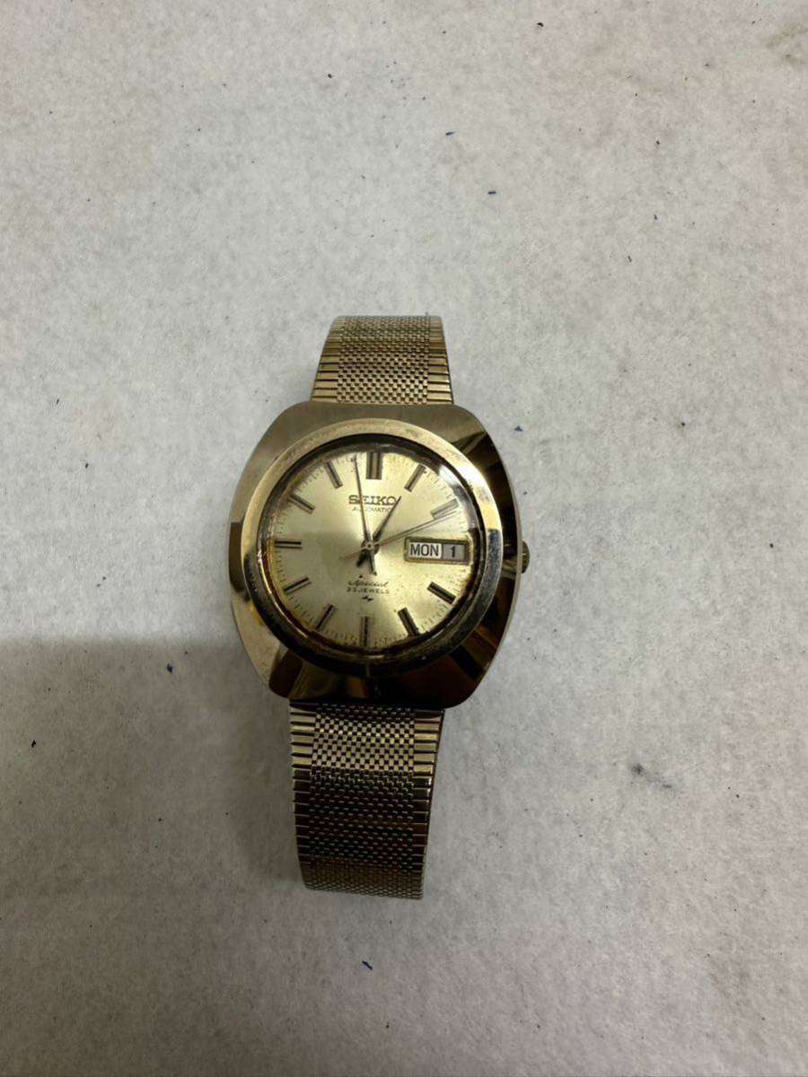 SEIKO LORD MATIC SPECIAL セイコー ロードマチック スペシャル 5206-6040 自動巻き 稼動品(短時間確認)汚れあり　ジャンク扱い　保証無