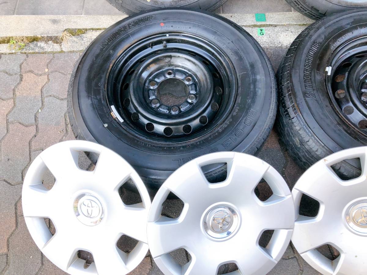 ☆トヨタ☆ 200系 ハイエース 純正 ホイール タイヤセット 195/80R15