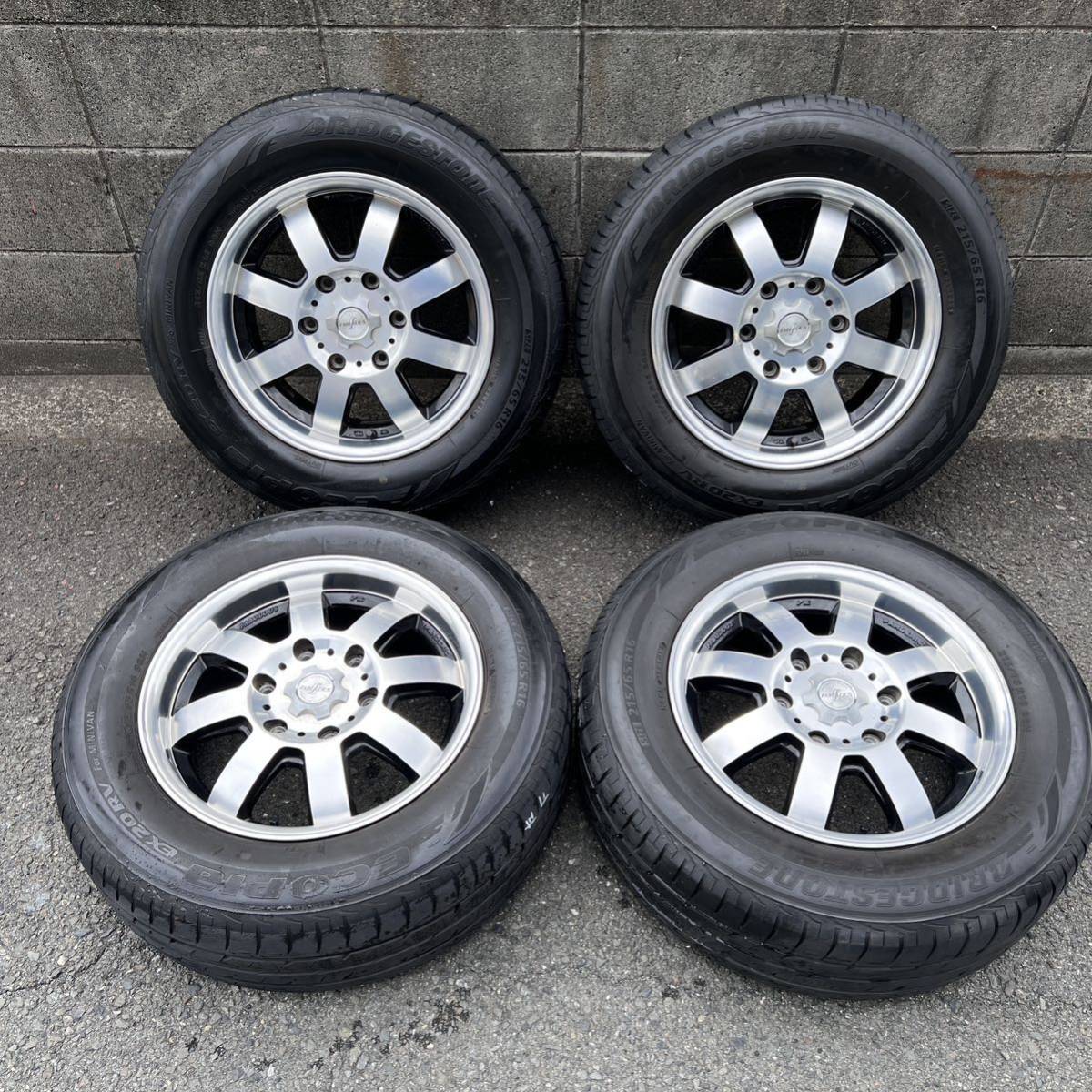 【230728-49】ハイエース　キャラバン　FABULOUS パンデミック　16インチアルミホイール6.5J 139.70 215/65R16