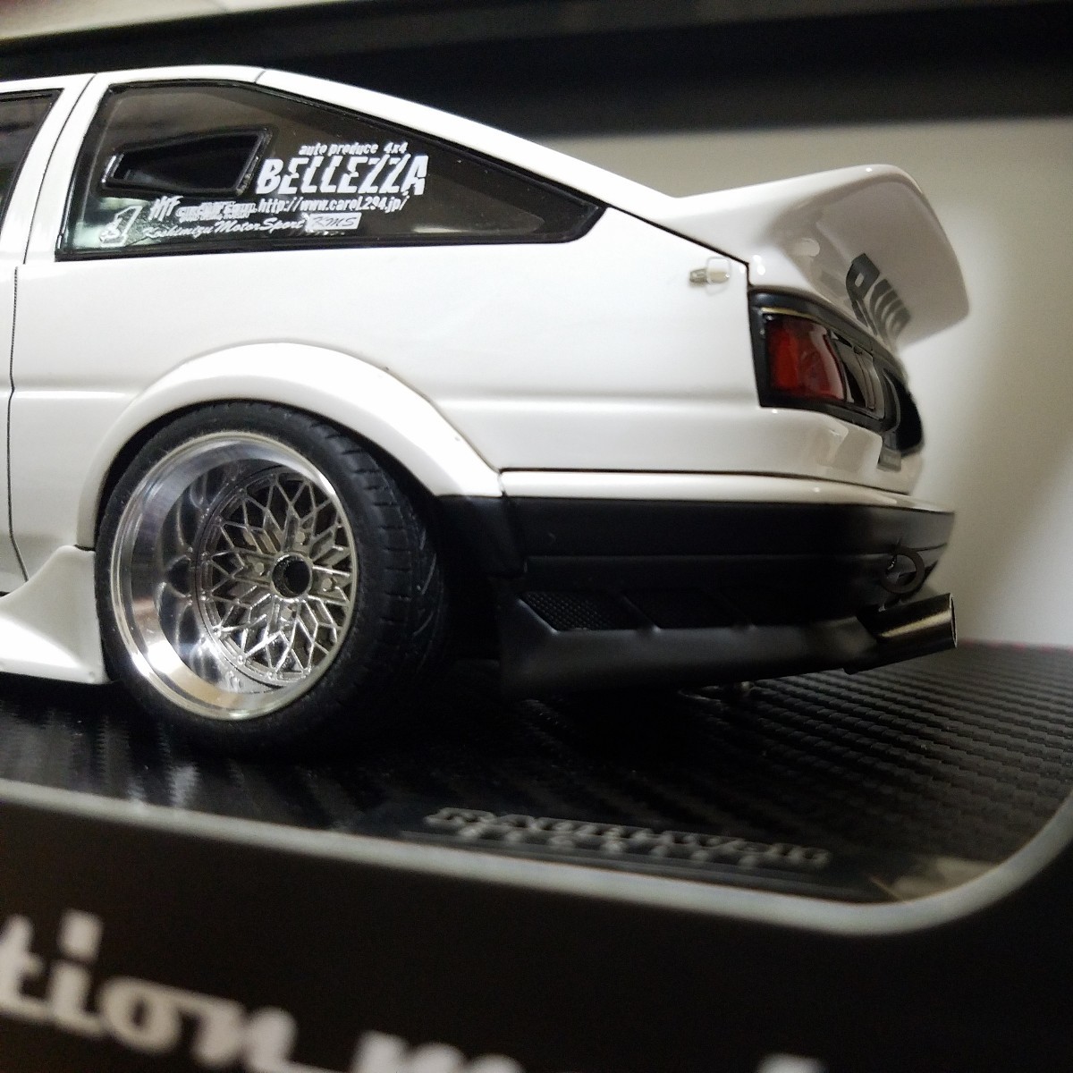 イグニッション モデル ignition model 1/18 rwb ae86 with engine 
