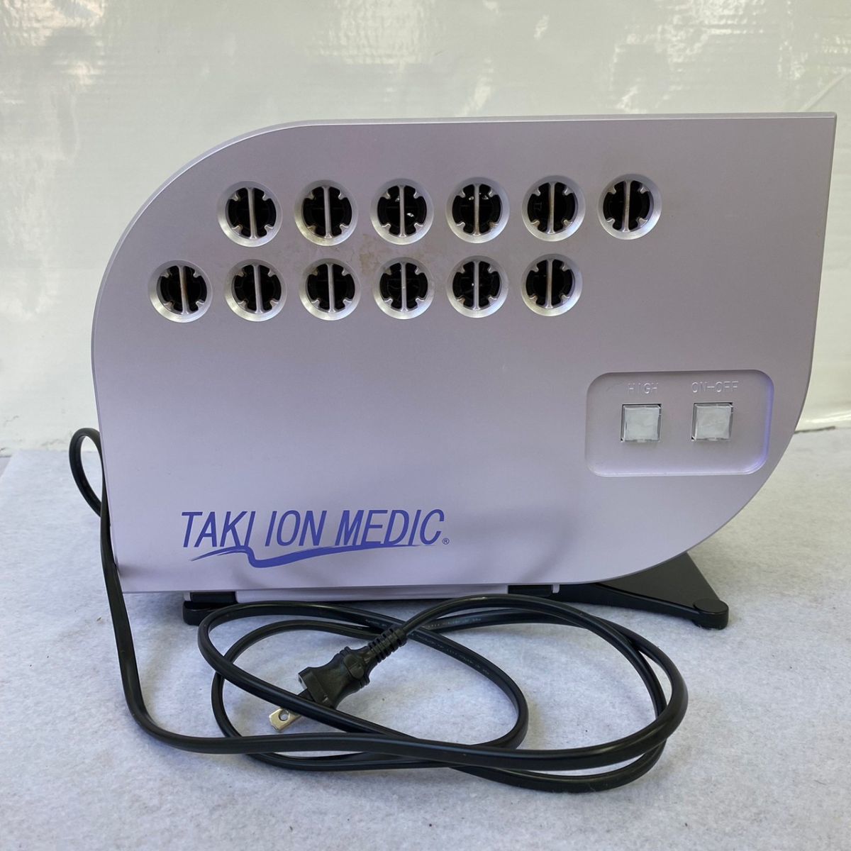 S363-O33-1120 TAKI ION MEDIC 滝風(たき)イオンメディック UPD2022RE 医療用物質生成器 パープル マイナスイオン 空気清浄機 通電OK ②