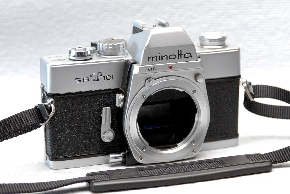 MINOLTA ミノルタ 昔の高級一眼レフカメラ （SRT-101ボディ + SR-1ボディ + 純正レンズ2本付） ミノルタ MINOLTA SRT101 0 ｜ミノルタのカメラ｜#わたしの 一眼レフカメラ