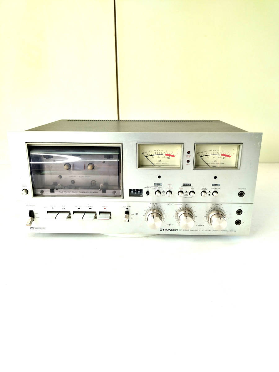 PIONEER パイオニア CT-9 カセットデッキ 通電 ok