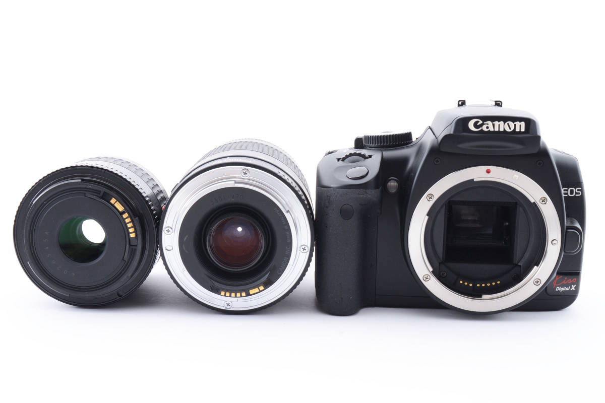 ☆ジャンク☆CANON キヤノン eos digital X ダブルレンズセット 超望遠