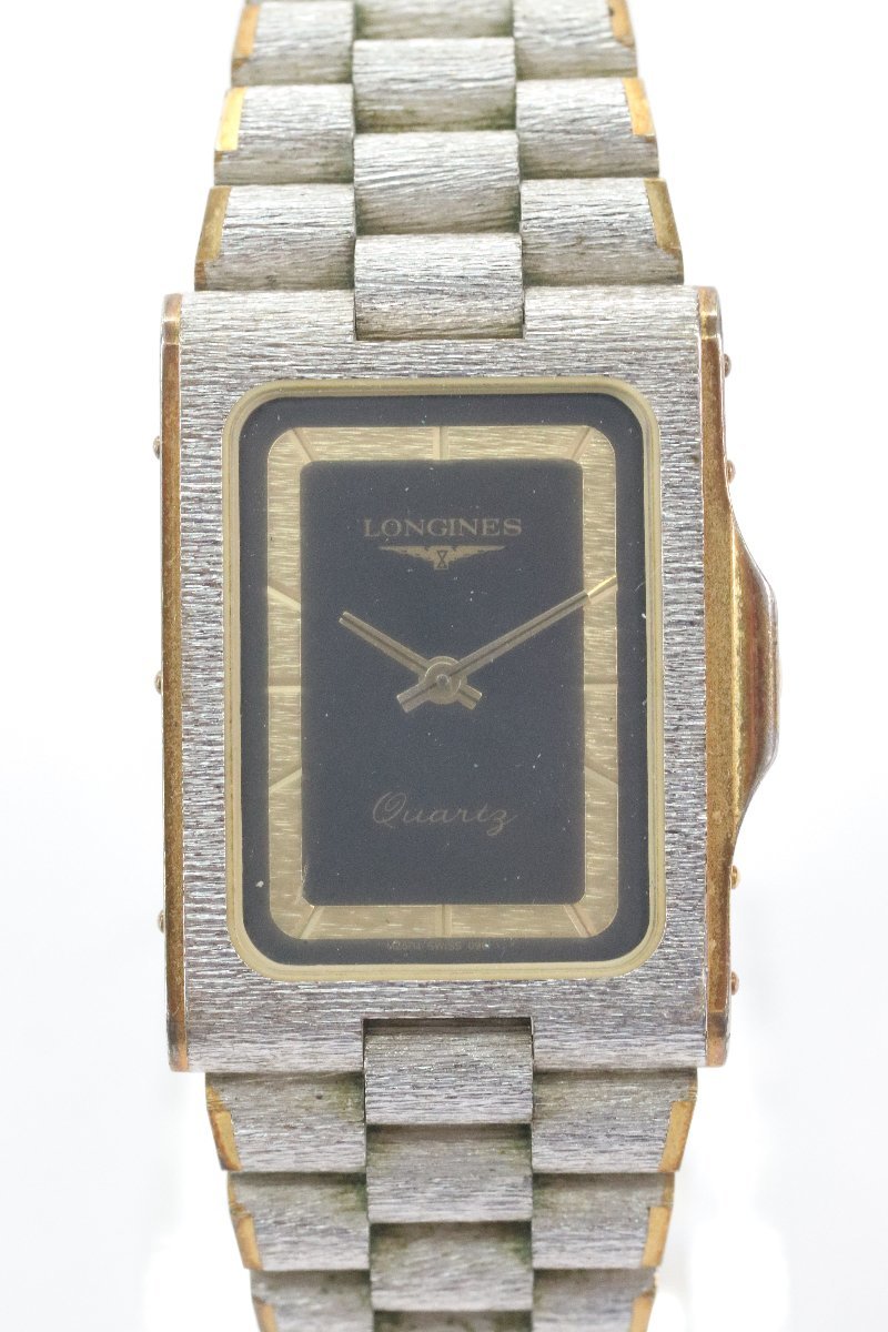 LONGINES ロンジン MZ5718 クォーツ コンビカラー メンズ 腕時計 希少