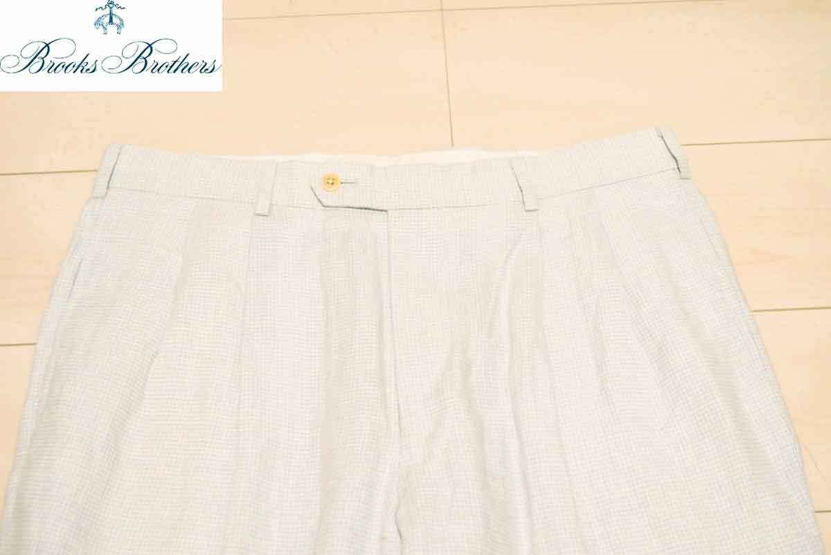 ブルックスブラザーズ スラックス W35 リネン 麻 ブルックスブラザーズ