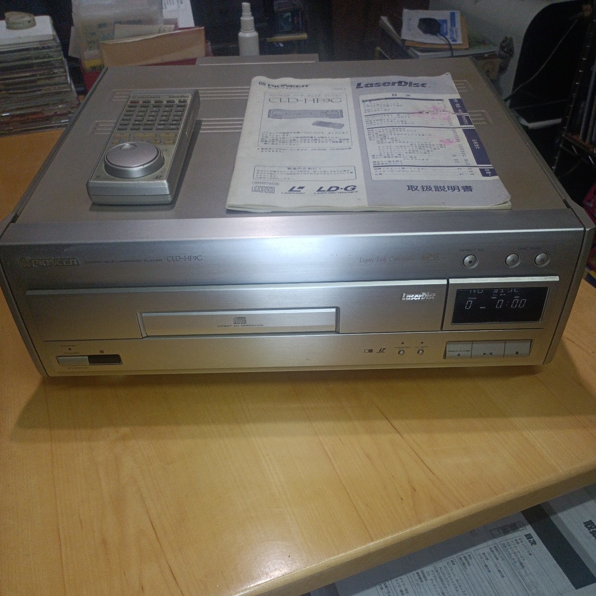 Pioneer CLD-HF9G LDプレーヤー 最上級機 レーザーディスク リモコン