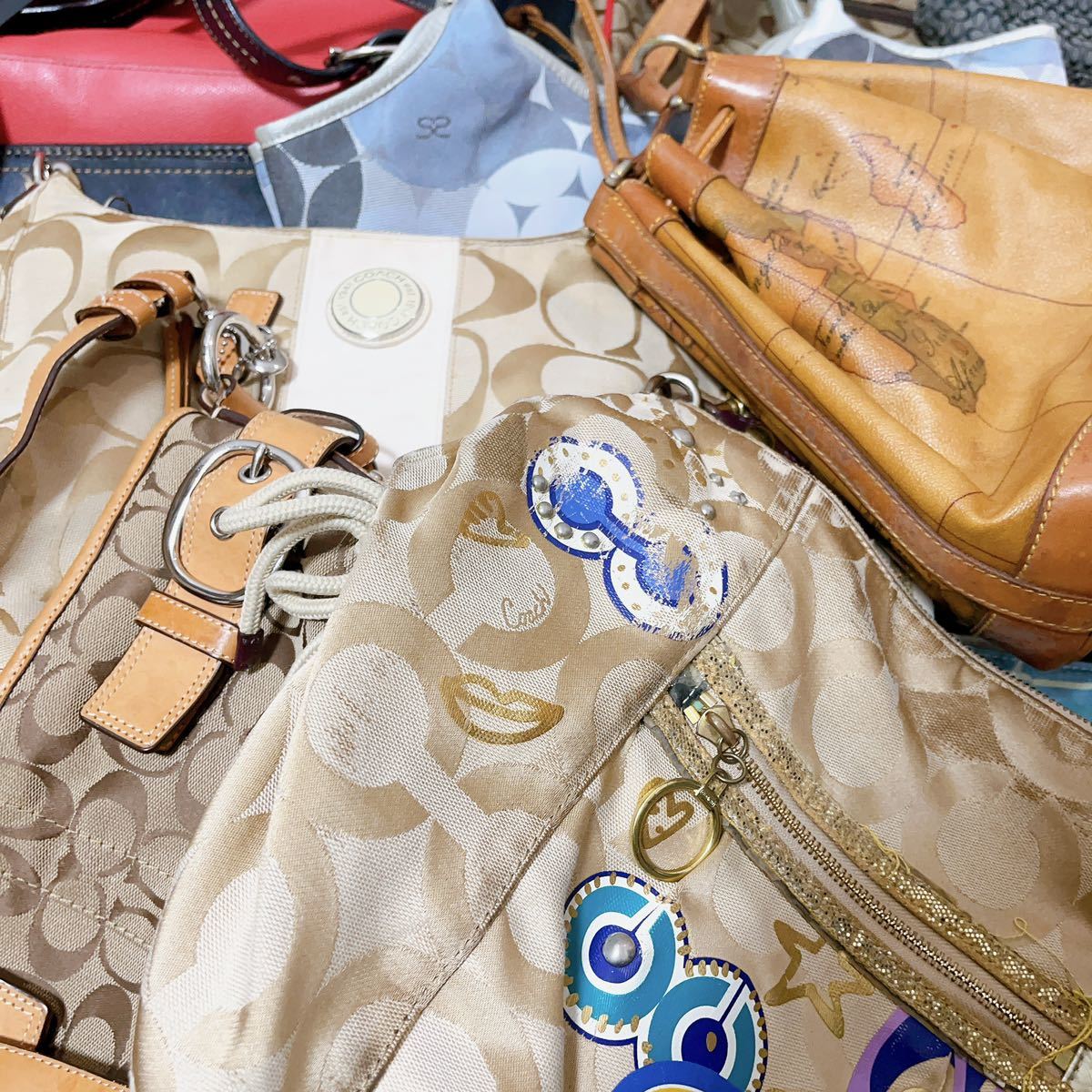 豪華 1円～ ブランド バッグ ポーチ まとめ セット 【22点】COACH コーチ フルラ プリマクラッセ など 大量