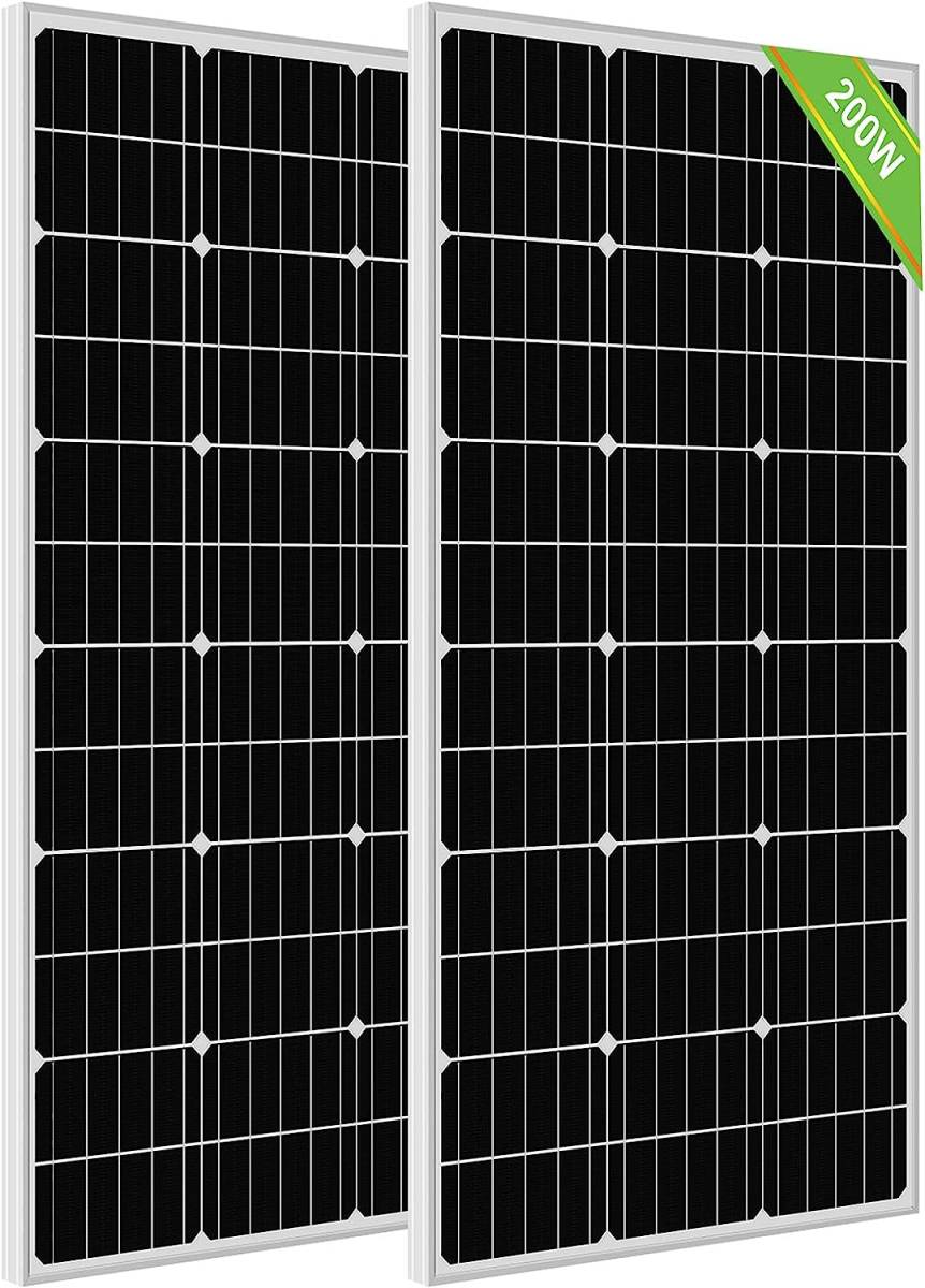格安，大得価 ECO-WORTHY ソーラーパネル200W = 100W 単結晶 2枚(ソーラーパネル、太陽電池)｜売買されたオークション情報、yahooの商品情報をアーカイブ公開 - オークファン ソーラーパネル、太陽電池