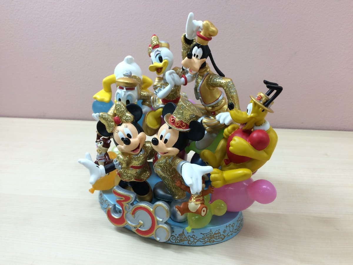 ディズニー TDR30周年 フィギュアリン ミッキー＆フレンズ 金コス