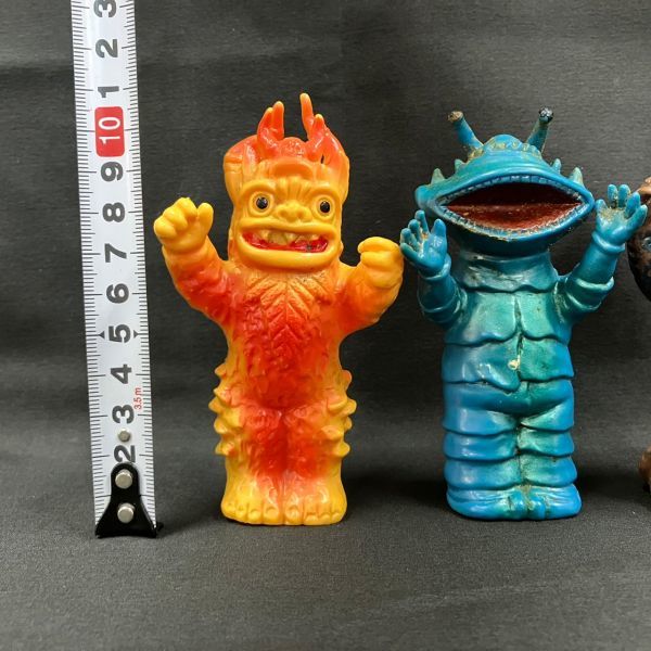 大里玩具 ミクラス ジャンボ 指人形 ソフビ ウルトラ怪獣 BANDAI