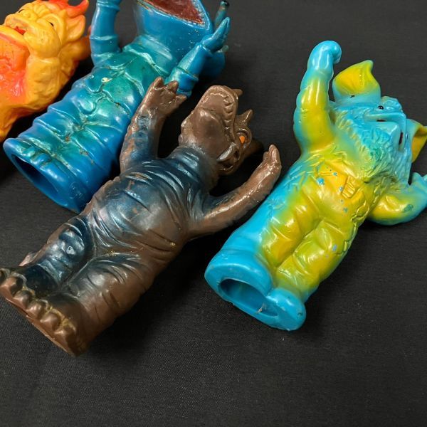 大里玩具 ミクラス ジャンボ 指人形 ソフビ ウルトラ怪獣 BANDAI