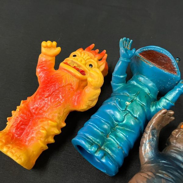 大里玩具 ミクラス ジャンボ 指人形 ソフビ ウルトラ怪獣 BANDAI