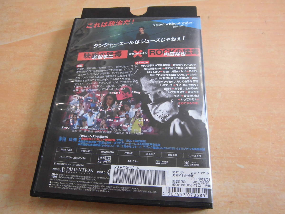 DVD 水のないプール 内田裕也 中村れい子 沢田研二 原田芳雄 レンタル