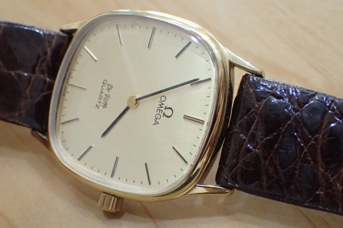 不動品　外観美品　OMEGA オメガ　デビル　スクエア　コンビカラー　腕時計 美品/時計店在庫 ◇オメガ/OMEGA デビル Ref.191.0073 ◇スクエア