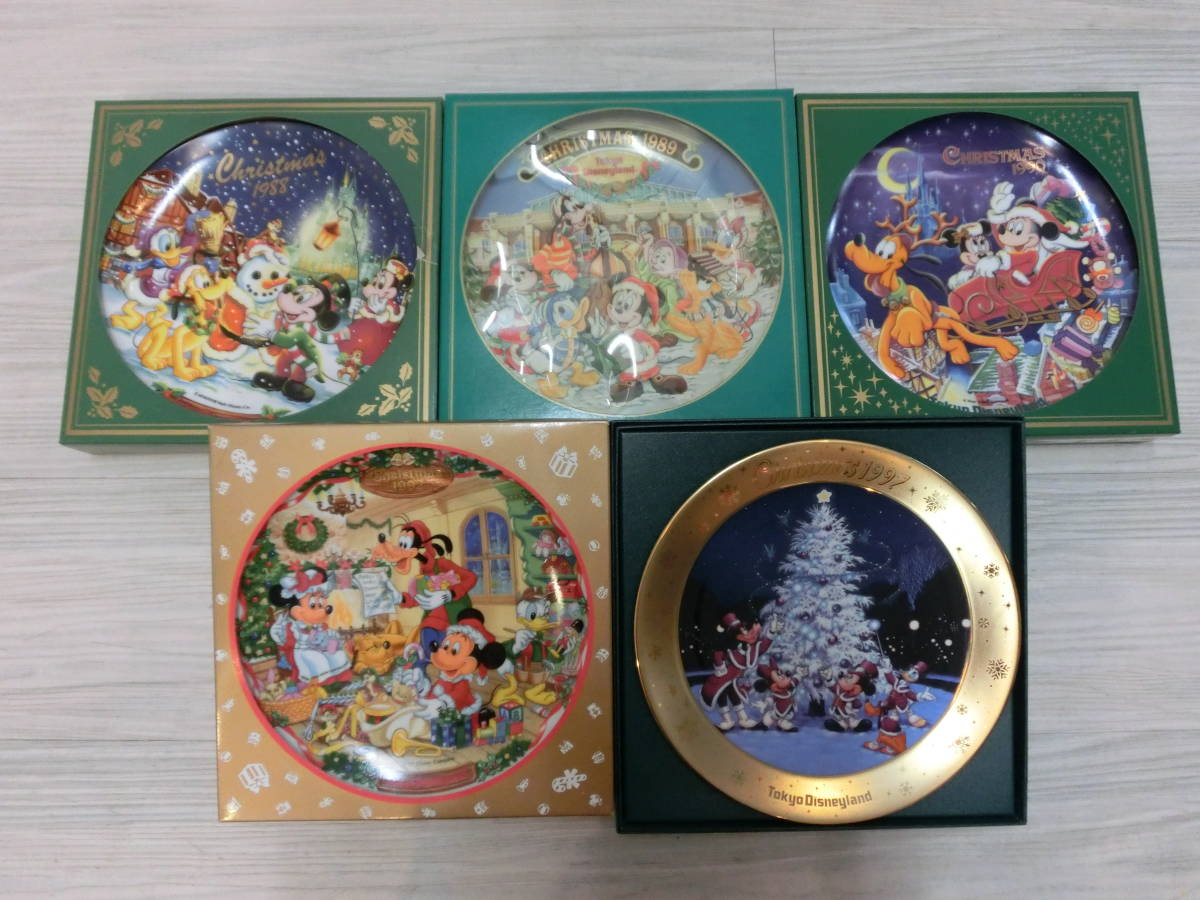 東京ディズニーランド クリスマス 90年代 80年代 プレート 絵皿 