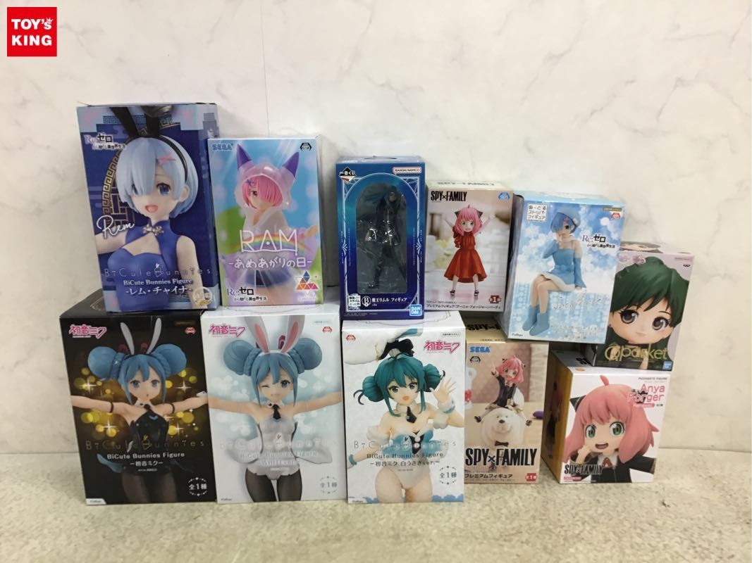 1円〜 同梱不可 ジャンク 一番くじフィギュア等 転生したらスライムだった件、Re:ゼロから始める異世界生活 他
