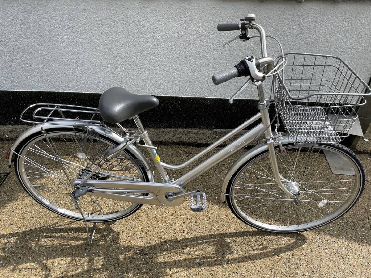 カインズホーム シティサイクル Avec Vent KiLaLi シルバー27インチ 