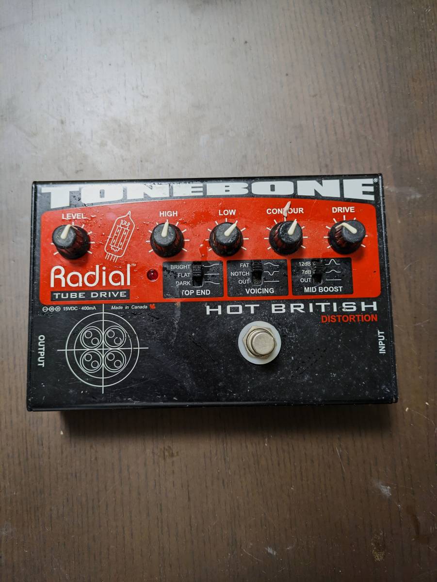 Radial TONEBONE HOT BRITISH ギター エフェクター ラジアルTONEBONE