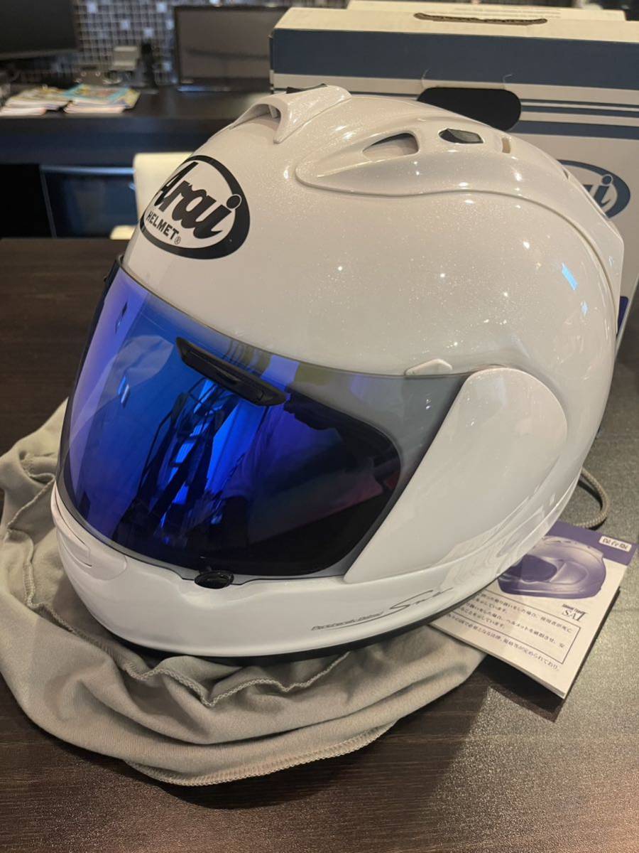 美品 Arai RX-7 RR5 XL 61-62 グラスホワイト | VACHAMBER.COM