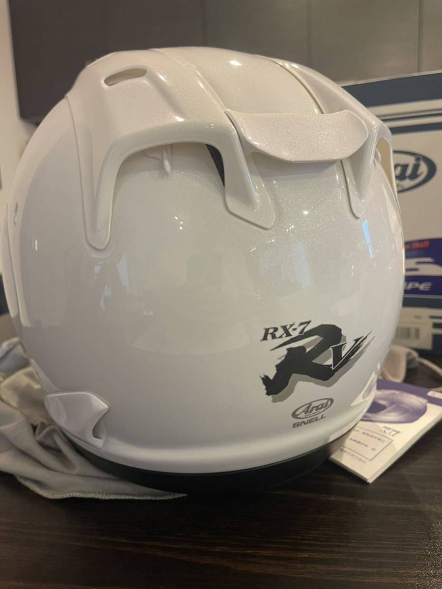 美品 Arai RX-7 RR5 XL 61-62 グラスホワイト | VACHAMBER.COM
