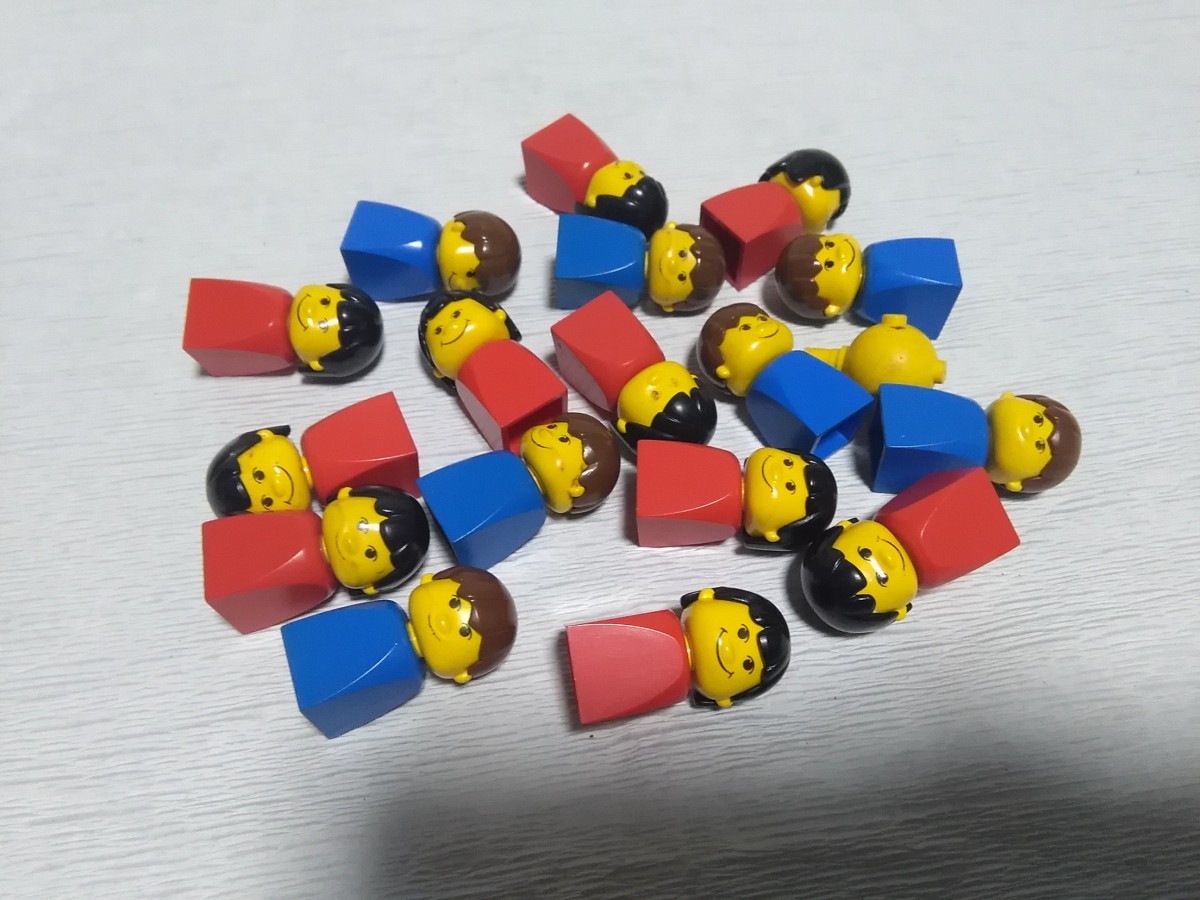 LEGO 旧式 ミニフィグ 昔のミニフィグ 大量まとめてセット(LEGO)｜売買 