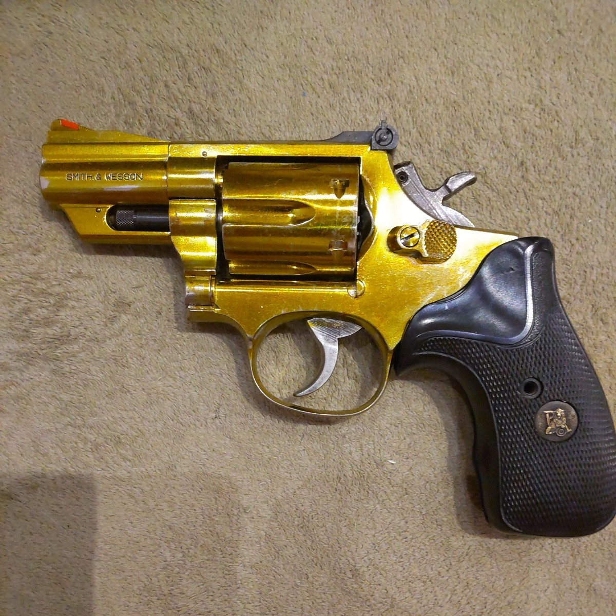 コクサイ S&W M19 M19 コクサイ S&W ABS ブラックメッキモデル