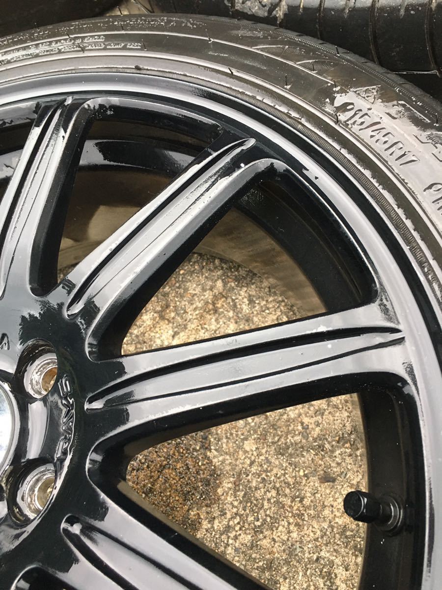 RAYS アルミホイール 7j +50 4本セット PCD100 5H プリウス等に RAYS