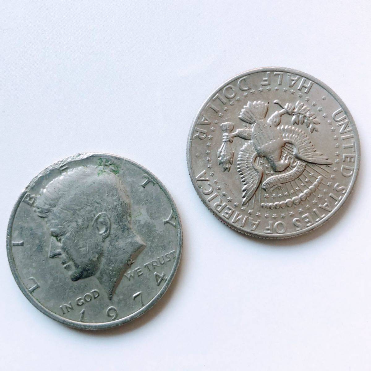 コイン 2枚組 1974 IN GOD WE TRUST LIBERTY ハーフダラーコイン HALF DOLLAR COIN 袋付 硬貨 銀貨 外国 コイン アンティーク コレクションの入札履歴 - 入札者の順位