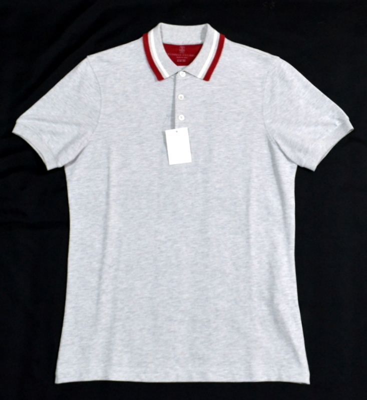 新品】BRUNELLO CUCINELLI ブルネロクチネリ 鹿の子 高級ポロシャツ XS