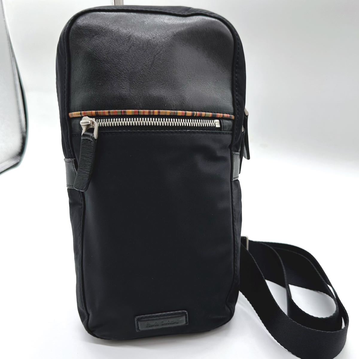 1円 【極美品】 PaulSmith ポールスミス ショルダーバッグ ボディ 