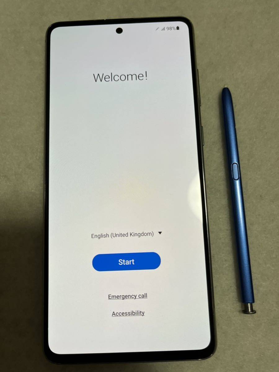 Galaxy Note10 Lite Aura Glow 128GB SIMフリー