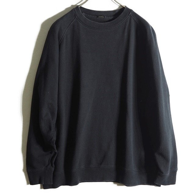 M0677f26 □COMOLI コモリ□ 17AW インレイ起毛 長袖クルー スウェット 