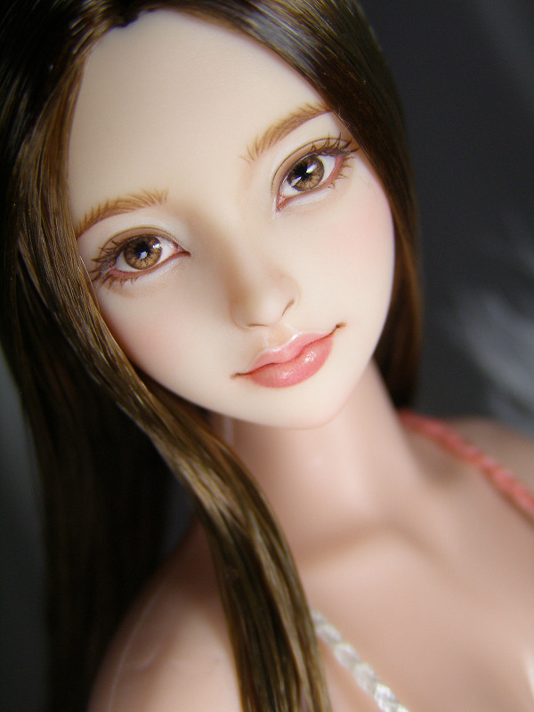 ☆1/6 カスタムヘッド『凪』☆ 1/6カスタムドールヘッド(オビツ01)「凪咲」(パーツ)｜売買された