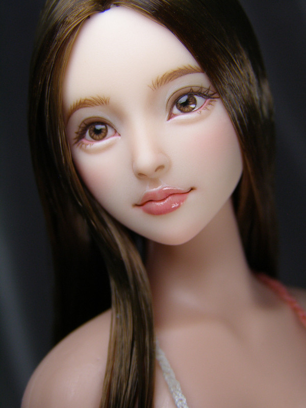 1/6カスタムドールヘッド(オビツ01)「凪咲」(パーツ)｜売買された