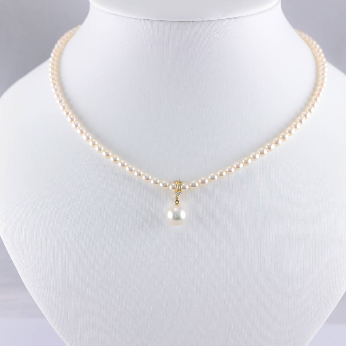 TASAKI＞ K18 パール ネックレス 4.0〜8.1mm D 【CGS7025】 【公式通販】
