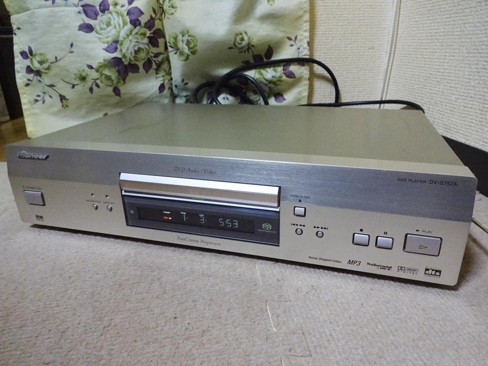 オーディオ機器 名機☆ Pioneer パイオニア DVD SACDプレーヤー DV-S757A