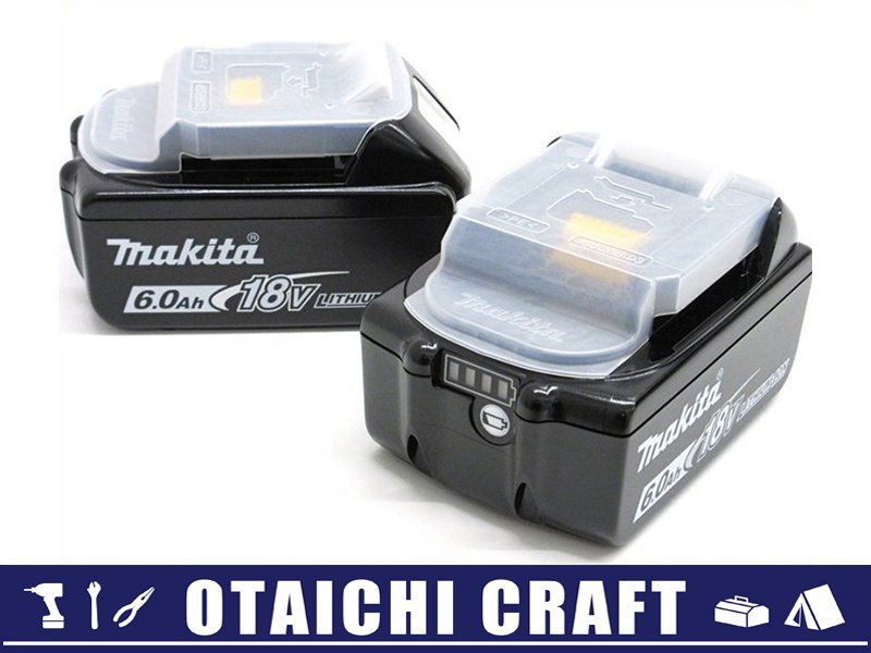 ▽▽MAKITA マキタ リチウムイオンバッテリー 18V 6.0Ah 純正