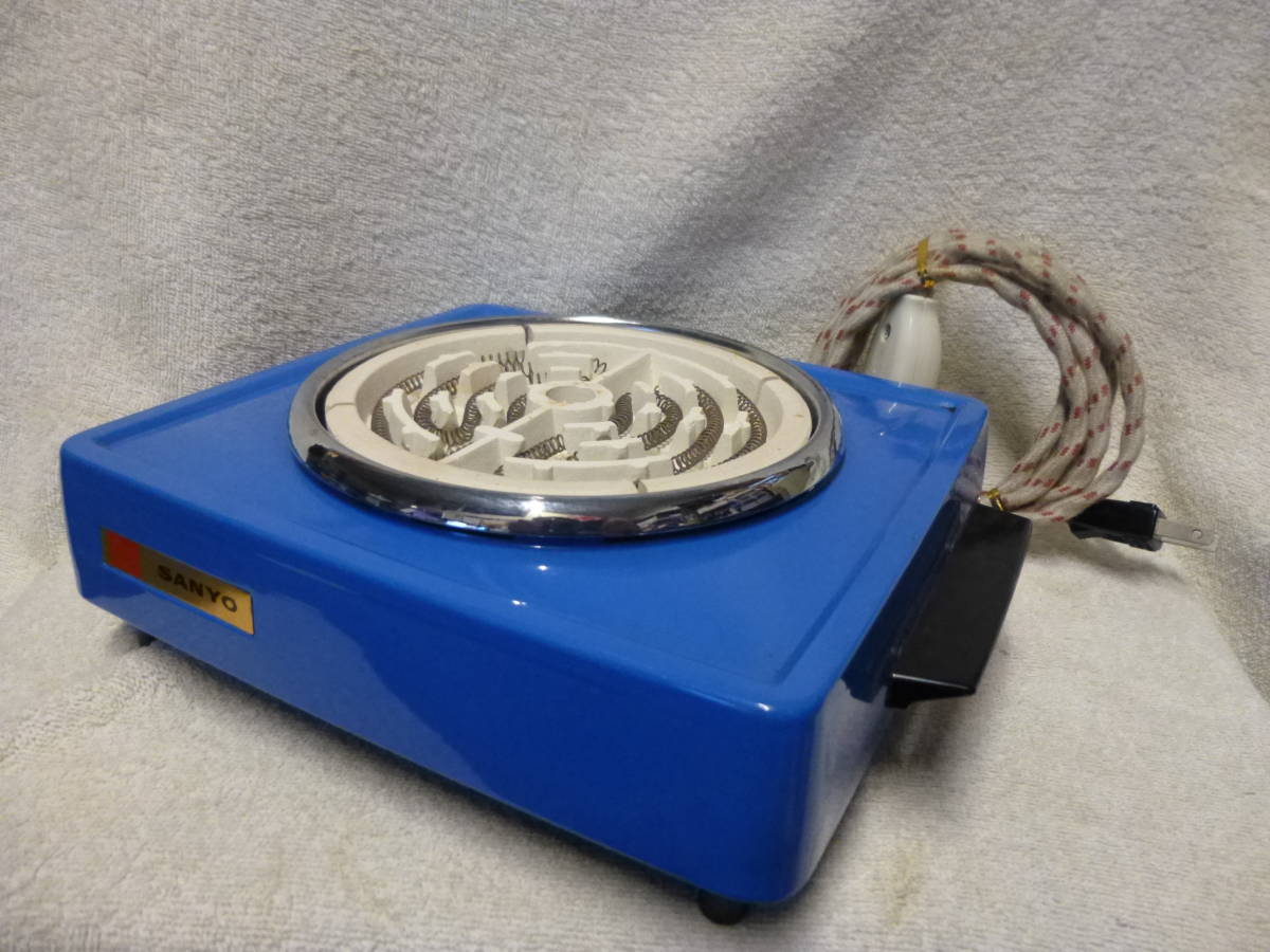 生活家電 SANYO SH-60 電気コンロ サンヨー 卓上コンロ 三洋電機 昭和