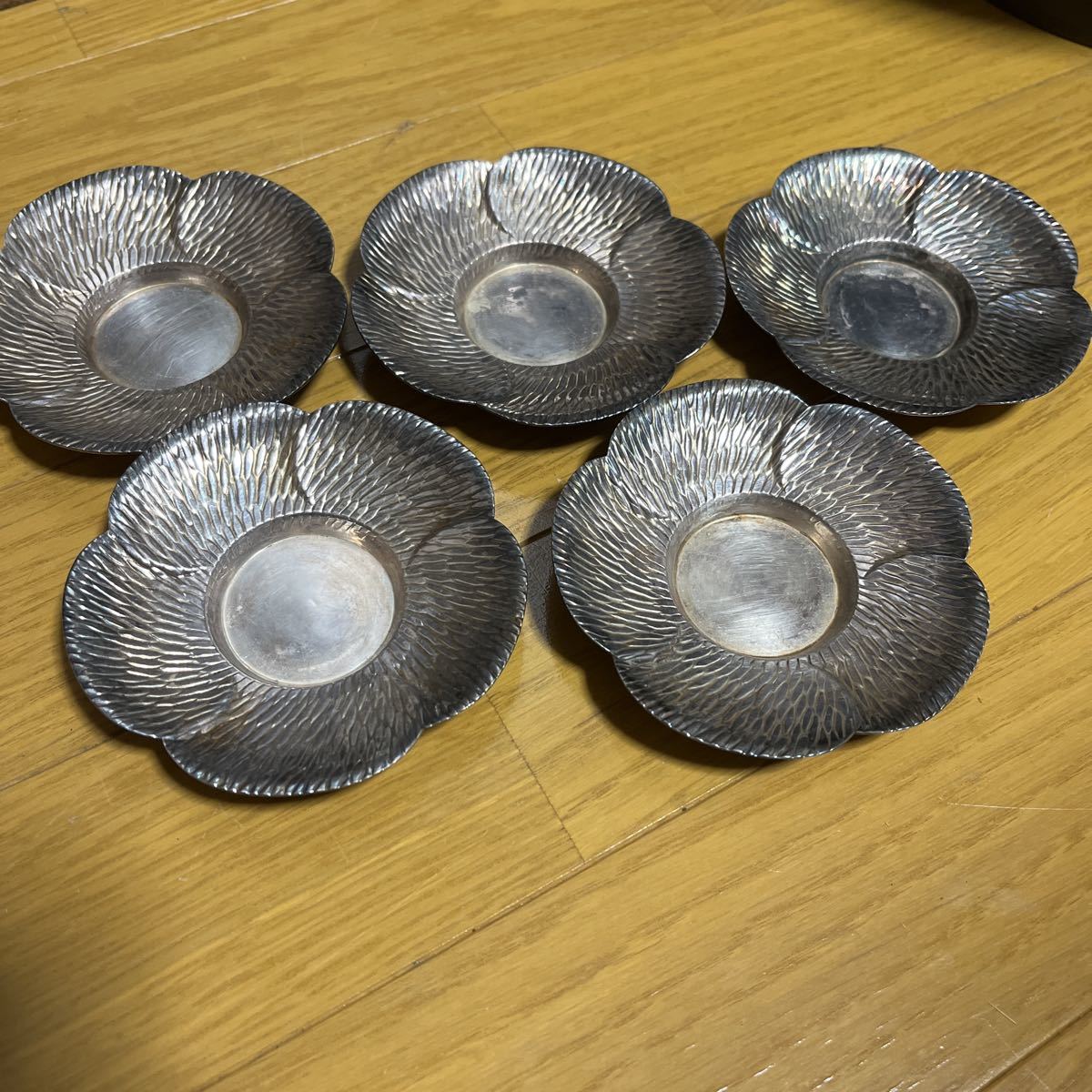 純銀 茶托 刻印あり 若 アンティーク 総重量275.5g Yahoo!オークション