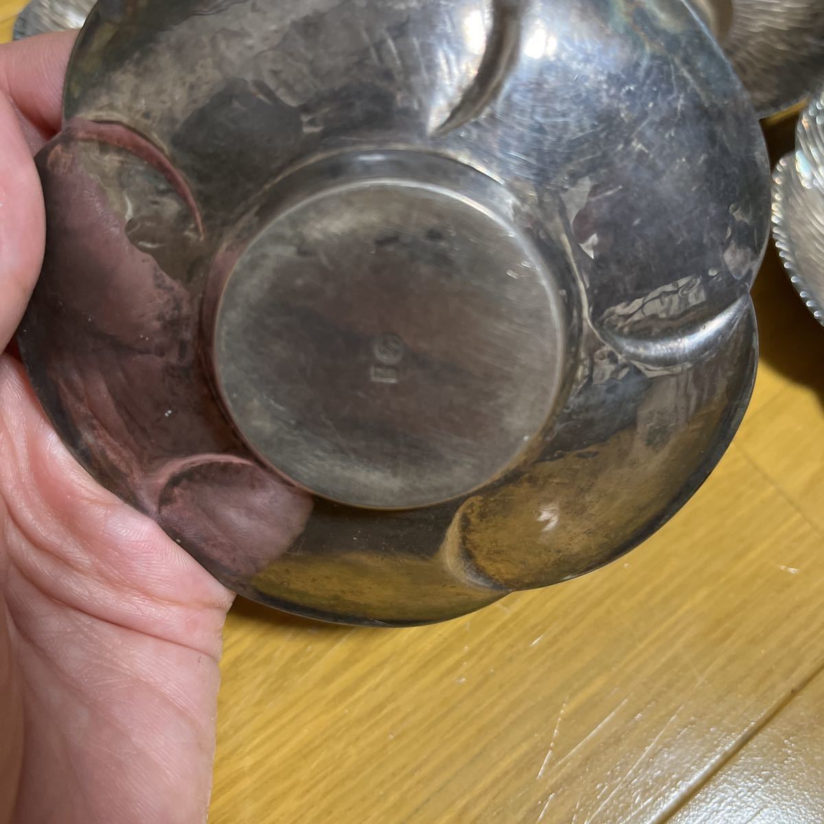 純銀 茶托 刻印あり 若 アンティーク 総重量275.5g Yahoo!オークション