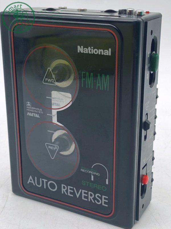 【品質保証，高品質】 08281365　●National RX-S70 ナショナル ラジオ カセットレコーダー カセットプレーヤー 通電確認済み 中古